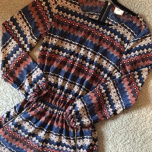 Tribal Print Romper